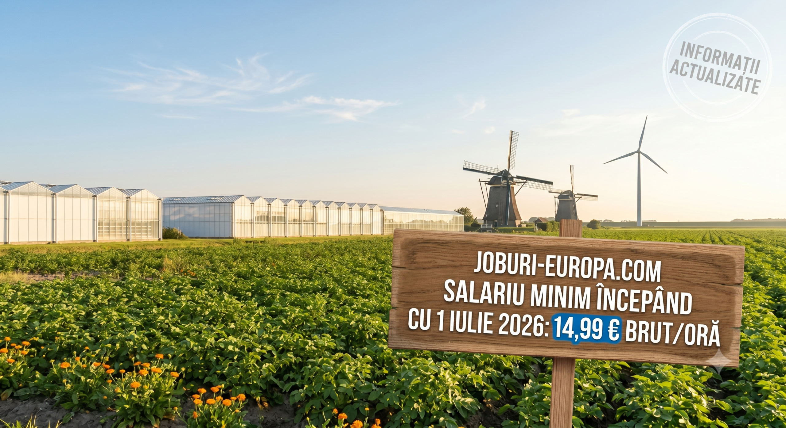 salariu minim olanda 2026
